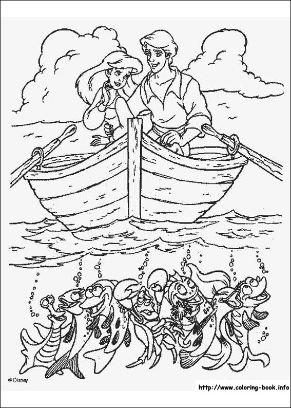 The Little Mermaid coloring picture